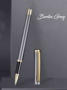 Bộ 1 bút bi kim loại Berlin Gray, có thể tùy chỉnh khắc tên/logo dùng làm quà tặng văn phòng, khách sạn hoặc sinh nhật - Berlin Xám - Xem 4