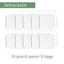 各种尺寸电极垫 2mm 针连接器替换凝胶垫 高品质 EMS 按摩贴片 适用于 TENS 装置 无纺布肌肉刺激器 最优价格 - 彩色 - 查看 15