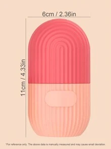 1 件冰面滚轮或/1 件刮痧按摩工具或/2 件冰面滚轮和刮痧套装，冰面滚轮用于缓解面部和眼部浮肿美容面部滚轮模具冰敷按摩护肤工具用于提亮润滑收缩毛孔去除细纹，万圣节礼物，圣诞节礼物（粉色）