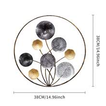 1pc Creative Vintage Metal Wall Decor, Home Decor For Living Room, Dining Room, Fireplace, Elegant Home Decor, Modern Wall Hanging,Home Decor ,Room Decor,Wall Decor Gifts Birthday Graduation - Gold - View 3
