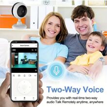 Hd Camera Wifi Home Night Vision Two-Way Intercom Wireless Monitoring Security IP Camera Two-Way Voice Intercom Smart Camera Baby Surveillance Camera - Multicolor - View 2
