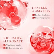 5pcs=5对樱桃果烟酰胺保湿手膜补水保湿修复滋养去角质光滑护肤