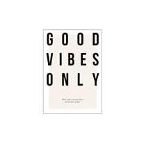 1/3Pcs Tối giản Đen Trắng Trích dẫn động lực Poster và In Tranh Canvas Chữ Good Vibes Chỉ Nghệ thuật treo tường Trang trí nhà hiện đại Khung tùy chọn - Không khung - Xem 13