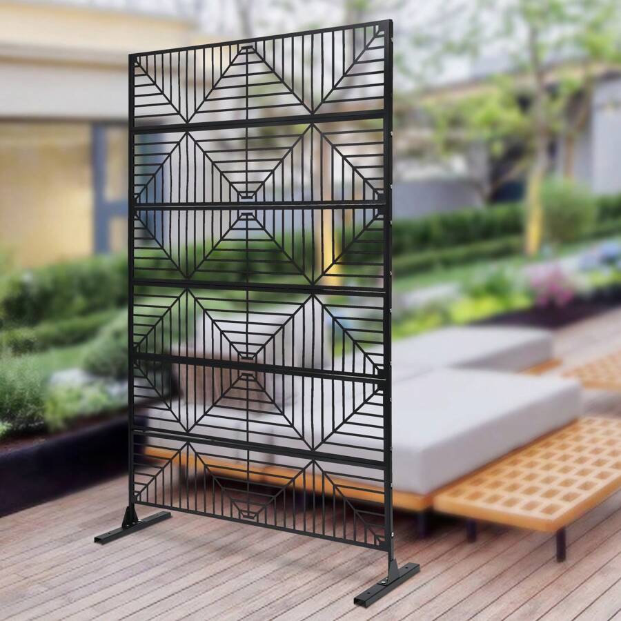 LOYALHEARTDY Outdoor Privacy Screens And Panels For Patio Metal Privacy