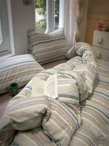 3pcs New Soft & Skin-Friendly Pre No-Label Style Bedding Set - Grey - View 8