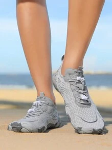 Men/Women Indoor Fitness Running Shoes, Soft Sole Driving, Beach Shoes, Fashion Sports Outdoor Shoes, Men Water Shoes, Aqua Shoes, Cross-Border Hot Selling Water Sports Shoes, Black/White