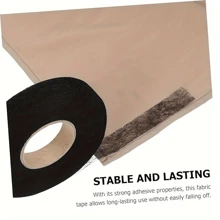 2 Rollen selbstklebende Gardineneinfassung, Klebeband für Bekleidungssäume, Textilkleber, Nähfreies Klebeband, hitzeaktivierter Klebstoff, Gardinen-Klebeband, Kleider, doppelseitiges Klebeband, Einfassungsband zum Nähen von Röcken, Stoffen, Basteleien, Nähzubehör