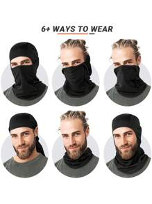 2pcs Balaclava Face Mask UV Protection For Women Men Ski Mask Leightweight Sun Tatical Hood Fishing Riding Motorcycle - A - View 8