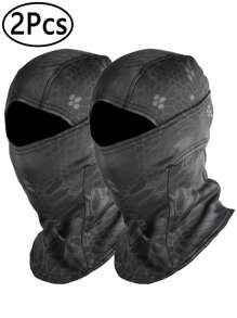 2pcs Balaclava Face Mask UV Protection For Women Men Ski Mask Leightweight Sun Tatical Hood Fishing Riding Motorcycle - A - View 1