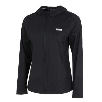 Skechers Chaqueta deportiva con capucha, suave para la piel, chaqueta casual para mujer para uso diario al aire libre P224W077-0018