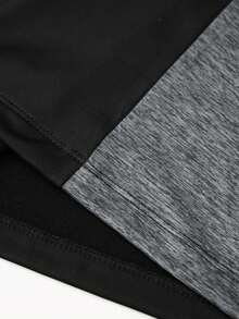 秋冬季男士户外运动滑雪长袖T恤男秋冬季射击服户外跑步保暖贴肤健身上衣 - 黑色 - 查看 7