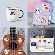 120 miếng dán vinyl chủ đề ma, miếng dán trang trí ma dễ thương cho các bữa tiệc, thích hợp cho trẻ em, thanh thiếu niên và người lớn, lý tưởng cho bình nước, máy tính xách tay và đồ thủ công cho trẻ em, ma trẻ em, nhãn dán nhãn dán cho trẻ em>nhãn dán cho trẻ em - Nhiều màu - Xem 8