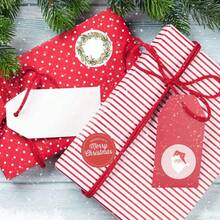 96 件万圣节恐怖木乃伊不给糖就捣蛋经典圆形贴纸着迷万圣节经典圆形贴纸可爱水彩生日万圣节经典圆形贴纸，圣诞节 - 彩色 - 查看 8