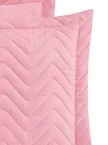 Kit Of 2 Quilted Pillowcase Covers Available In Many Colors - Sakura Confecções - 乾枯玫瑰色 - 查看 2