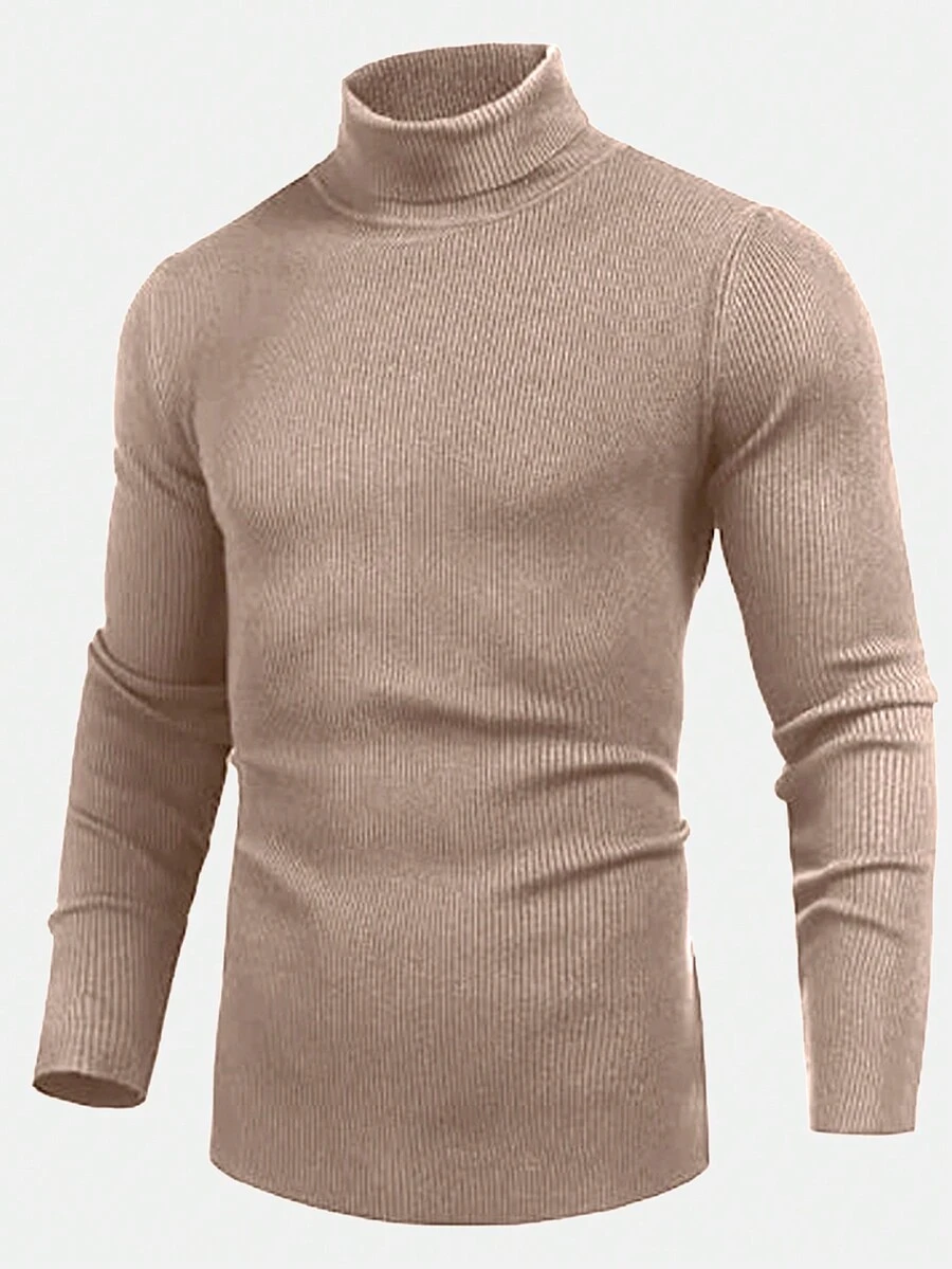 Men Sweaters - Rust Brown - View 1