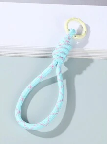 1条可爱撞色手机挂绳编织短钥匙扣，手机吊坠，水杯挂绳，材质舒适，经久耐用不易断裂，适合工作、旅行、通勤、购物、居家使用，可赠送朋友、家人、同事，亦可作为节日礼物或纪念品。 - 彩色 - 查看 17