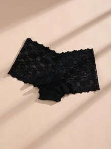 3 Pcs Sexy Women's Lace Comfortable And Breathable Boyshorts Lingerie