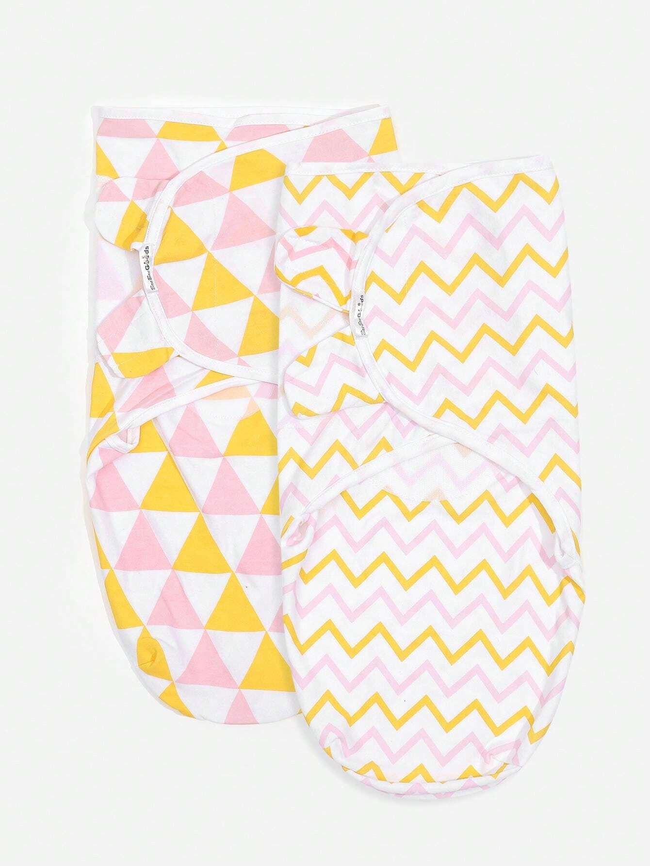 Swaddle Wrap Set Of 2 Baby Swaddling Wrap Blankets For New Born Babies