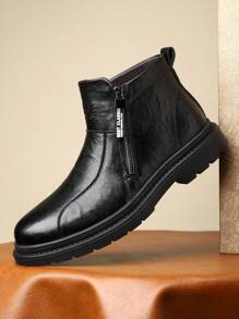 男士时尚切尔西靴，高帮高品质踝靴，一脚蹬，百搭冬季新品