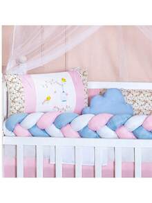 COMPLETE AMERICAN AND NATIONAL SLIM BABY CRIB KIT, FITS CRIB WITH MATTRESS UP TO 130CM X 70CM PROMOTION - 粉紅花園 - 查看 2
