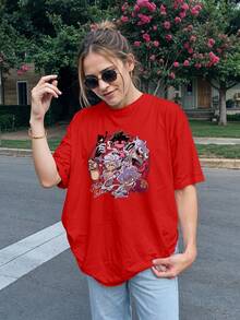 T-Shirt Shirt One Piece  5 Gear Meme This Is All Personal Ref 2089 VEST NERD - 紅色 - 查看 5