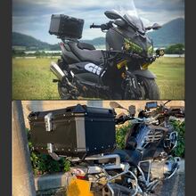 Maletero De Aleación De Aluminio Para Motocicletas 65l - Unitalla - Ver 9