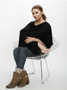 1件装哺乳巾，婴儿哺乳巾，妈妈哺乳围裙，多功能哺乳围巾，柔软透气哺乳斗篷，可机洗烘干