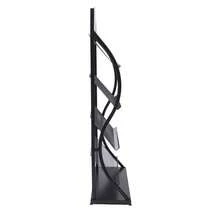 Floor-Standing Magazine Rack Information Rack Storage Rack Newspaper Rack Display Rack Manual Book Rack Single Page Simple Iron (Black) - Black - View 8