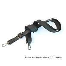 Replaceable Adjustable Shoulder Strap For Bags, Wallets, Made Of Full Grain Microfiber Leather, Available In Black, Gold, Silver Hardware Gifts For Women Winter - Black - View 10