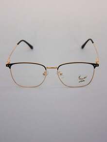 AMIA Men's Prescription Glasses Frame In Metal With Blue Light Filter Lenses MOD 93011 - Dorado - Ver 4