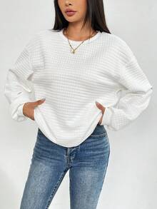 Quà tặng tùy chỉnh cho Giáng sinh, Lễ Tạ ơn, Áo nỉ cổ tròn có họa tiết dành cho nữ - Thêm tên/khẩu hiệu/trích dẫn/hình ảnh của riêng bạn (Ảnh gia đình/Ảnh tự sướng/Mẫu yêu thích) để thiết kế bản in cá nhân của bạn. Tuyệt vời cho kỷ niệm, sinh nhật, đám cưới, bạn thân, ngày lễ tình nhân, Giáng sinh, Lễ Tạ ơn, năm mới. Quần áo nữ mùa thu/đông - trắng - Xem 4