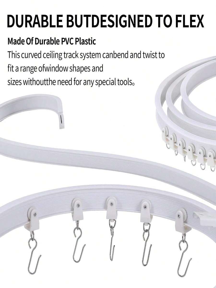 One 1m To 8m Flexible Ceiling Curtain Track For Curtain Track Ceiling