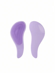 1pc Magic Handle Anti-Static Hair Brush -Free Detangling Comb, Shower Massage Tool, And Salon Styling Brush. Ideal For All Hair Types, Prevents Breakage, Reduces Frizz, And Enhances Daily Hair Care Routine - Multicolor - View 10