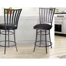 Stellan - Swivel Counter Stool - Black