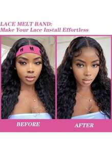 Fasce per bordi, fasce elastiche per frontali in pizzo che si fondono, fasce per parrucche che si fondono, 5/3/1 pezzo fasce regolabili per parrucche per tenerle in posizione, involucro per bordi per disporre i bordi, accessori per parrucche