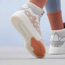 Adidas Zapatillas deportivas de caña alta con estampado de trébol, Nuevos zapatos deportivos casuales DROP STEP - Multicolor - Ver 5