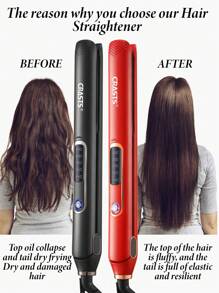CRASTS CRASTS Professional Hair Straightener, Heatting Fast,Quick Temperature Adjustment,Titanium Hard Plate,Home&Salon Use,Hair Care Gift