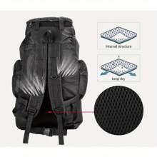 80L Travel Extra Large Hiking Camping Backpack Rucksack Waterproof Luggage Bag - Variant1 - View 7