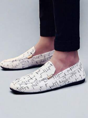 Men's New Fashionable Loafers, Classic Comfortable Formal Shoes, Slip-On, Lightweight Driving Shoes (Note: Loafers Run Small, Customers With Large Feet Are Advised To Order One Size Up)