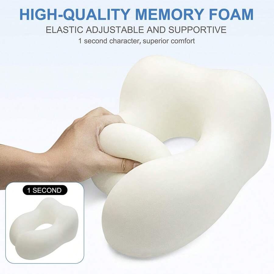 Travel Pillow For Airplane Soft & Support Travel Essentials For