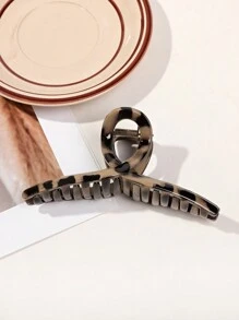 1pc Glossy Brown Leopard Print Elegant Minimalist Large Bowknot Hair Claw For Everyday & Tea Party Wear Claw Clips Hair Clips Hair Jaw Clip Hair Clamps Hair Clutch Hair Catcher Clip Fall Winter Hair Accessories For Women Bows For Vacation Outfits Woman Summer Outfits - Multicolor - View 13