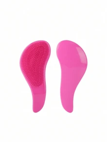 1pc Magic Handle Anti-Static Hair Brush -Free Detangling Comb, Shower Massage Tool, And Salon Styling Brush. Ideal For All Hair Types, Prevents Breakage, Reduces Frizz, And Enhances Daily Hair Care Routine - Multicolor - View 11