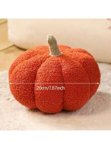 3D 南瓜抱枕，南瓜毛绒抱枕羊毛填充南瓜装饰或派对圣诞节家居装饰万圣节 - 彩色 - 查看 2
