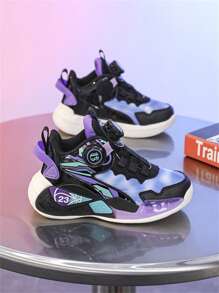 全新时尚运动鞋 女款韩版篮球鞋 休闲系带旋转扣鞋 - 綠色 - 查看 3