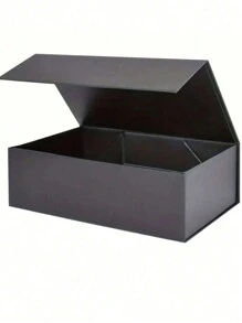 1 件黑色/白色/粉色磁性礼品盒，适用于伴娘礼物婚礼圣诞礼物包装和收纳包装盒婚礼装饰圣诞节和新年礼物派对用品、万圣节、万圣节装饰 - 彩色 - 查看 2