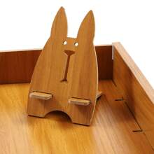 Computer Monitor Stand, Computer Rack With Drawers, Monitor Stand - Ginger - View 10