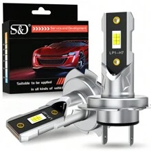 S&D H7 LED Headlight Kit Mini Bulb CSP 3570 For Car Headlamp Auto Fog Lamps Canbus Turbo Automobile Led 12V 6000K