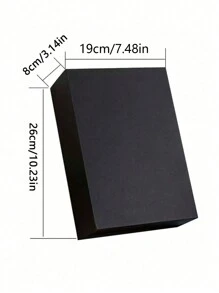 1 件黑色/白色/粉色磁性礼品盒，适用于伴娘礼物婚礼圣诞礼物包装和收纳包装盒婚礼装饰圣诞节和新年礼物派对用品、万圣节、万圣节装饰 - 彩色 - 查看 6