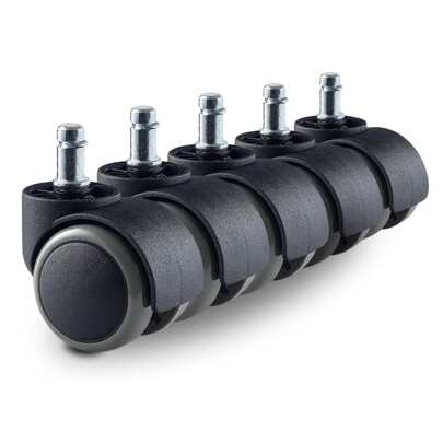 Kit Rodas Luxo Silenciosa Anti-risco Silicone Pino Encaixe Universal Capacidade de 200kg