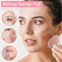 Set de brochas de maquillaje profesional MAANGE, kit de 35 piezas con 30 brochas - Rosa - Ver 8